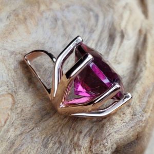 Mặt Dây Chuyền đính đá Garnet (4)