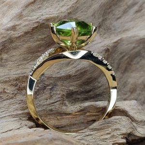 Nhẫn Vàng 14k đá Peridot (1)