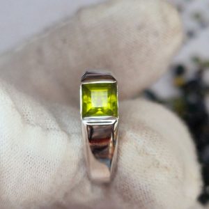 Nhẫn Bạc đá Peridot (2)