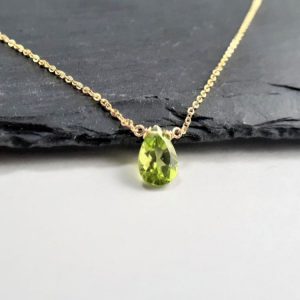 Dây Chuyền Vàng 14k Peridot (2)