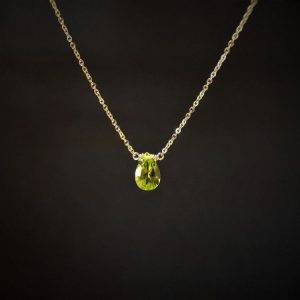 Dây Chuyền Vàng 14k Peridot (3)