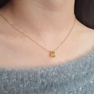 Dây Chuyền Vàng 14k Peridot (4)