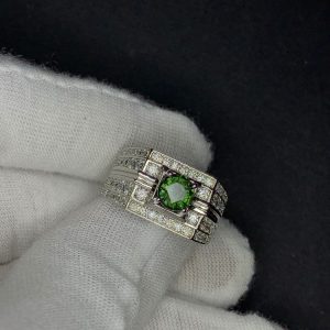 Nhẫn Nam Hột Xanh Vàng Trắng 14k (3)