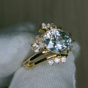 Nhẫn Nữ Vàng Gold 14k đá Zircin Trắng (2)