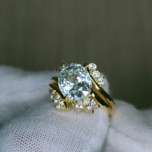 Nhẫn Nữ Vàng Gold 14k đá Zircin Trắng