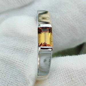 Nhẫn Nữ Vàng Trắng 14k Citrine Vàng (5)