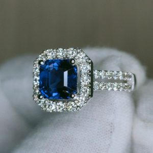 Nhẫn Nữ Vàng Trắng Iotile đính Tấm Kim Cương