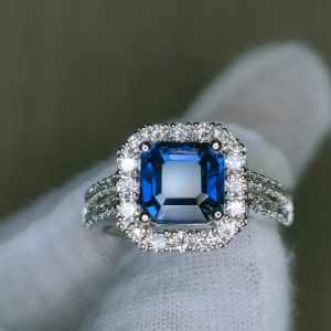 Nhẫn Nữ Vàng Trắng Iotile đính Tấm Kim Cương (7)