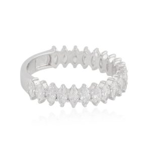 Nhẫn Nữ Vàng Trắng đá Zircon (2)