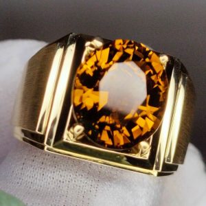 Nhẫn Nam Vàng 14k Citrine Vàng (2)