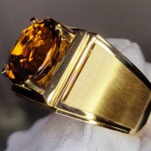 Nhẫn Nam Vàng 14k Citrine Vàng (3)