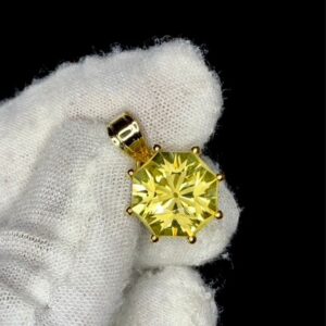 Mặt Dây Chuyền Citrine Giác Kiểu (2)