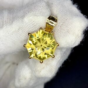 Mặt Dây Chuyền Citrine Giác Kiểu (3)