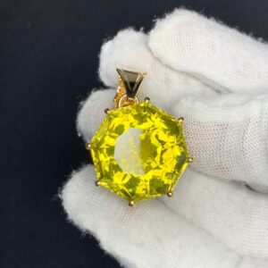 Mặt Dây Chuyền Citrine Giác Kiểu (5)