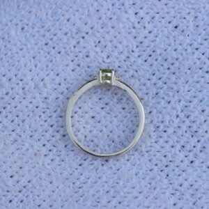Nhẫn Nữ Vàng Trắng 14k Đá Peridot Thiên Nhiên (3)