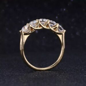 Nhẫn Nữ Vàng Trắng 14k Đá Sapphire Thiên Nhiên (7)