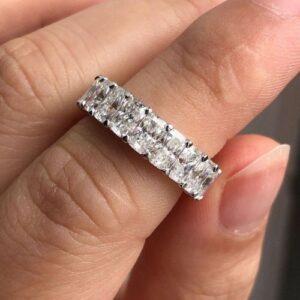 Nhẫn Nữ Vàng Trắng 14k Đá Topaz Thiên Nhiên (3)