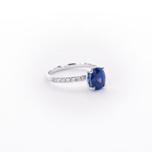 Nhẫn Nữ Vàng Trắng 18k Đá Sapphire Blue (3)