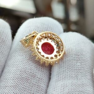 Mặt Dây Chuyền Đá Spinel Vàng Gold 14k (7)