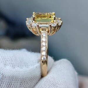 Nhẫn Nữ Đá Citrine Vàng Gold 14k Thiên Nhiên (2)