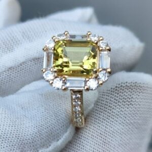 Nhẫn Nữ Đá Citrine Vàng Gold 14k Thiên Nhiên (4)