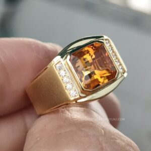 Nhẫn Nam Vàng đá Vàng (3)