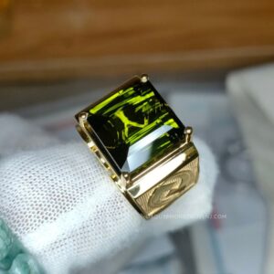Nhẫn Nam Vàng đá Xanh (13)