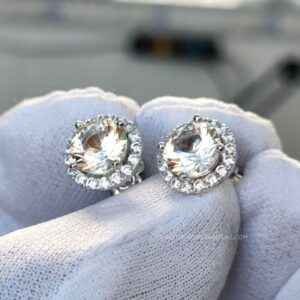 Nhẫn Nữ Vàng Trắng đá Trắng (4)