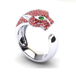 Nhẫn Báo Vàng 14k đá Ruby (3)