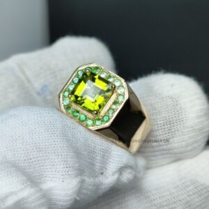 Nhẫn Nam đá Peridot (3)