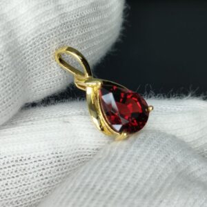 Mặt Dây Chuyền Garnet Vàng Gold (2)
