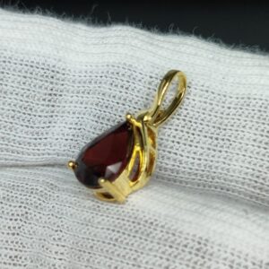 Mặt Dây Chuyền Garnet Vàng Gold (3)
